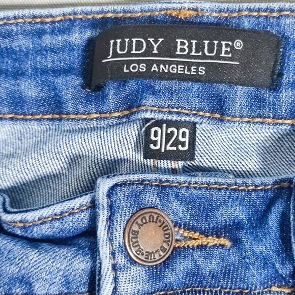 Judy Blue jeans women's size 9/29 (27) denim blue colour skinny fit high rise - Picture 6 of 15
